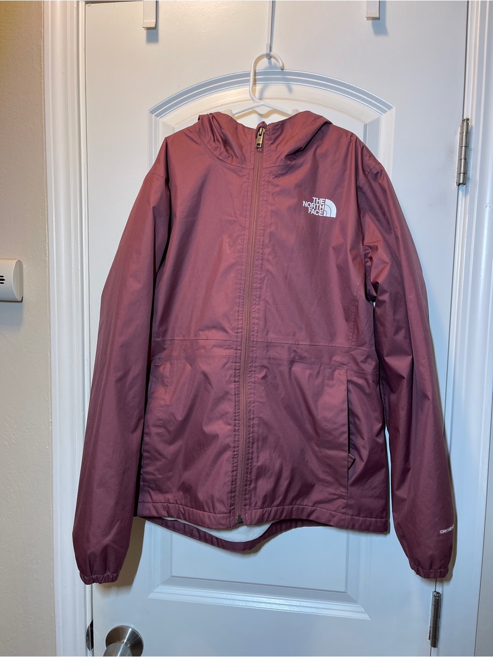The North Face Kids Hooded Rain Jacket - Mauve